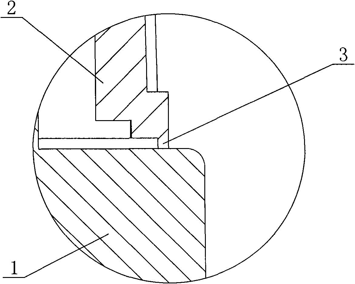 Cosmetic container sealing structure