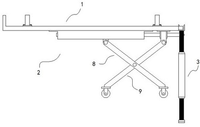 Supporting device suitable for scaffold