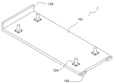 Supporting device suitable for scaffold