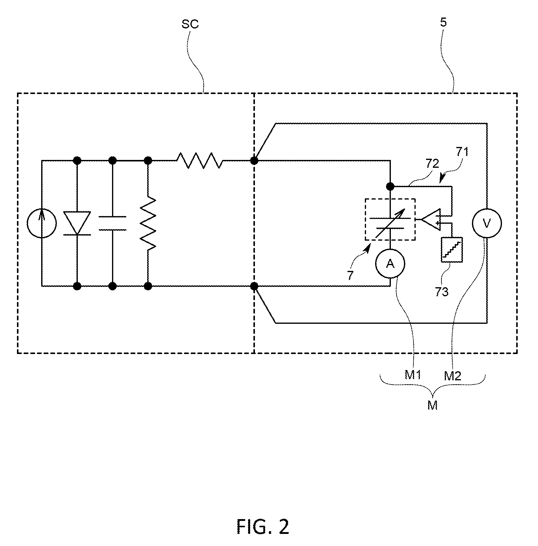 I-V characteristic measuring apparatus and I-V characteristic measuring method for solar cell, and recording medium recorded with program for I-V characteristic measuring apparatus