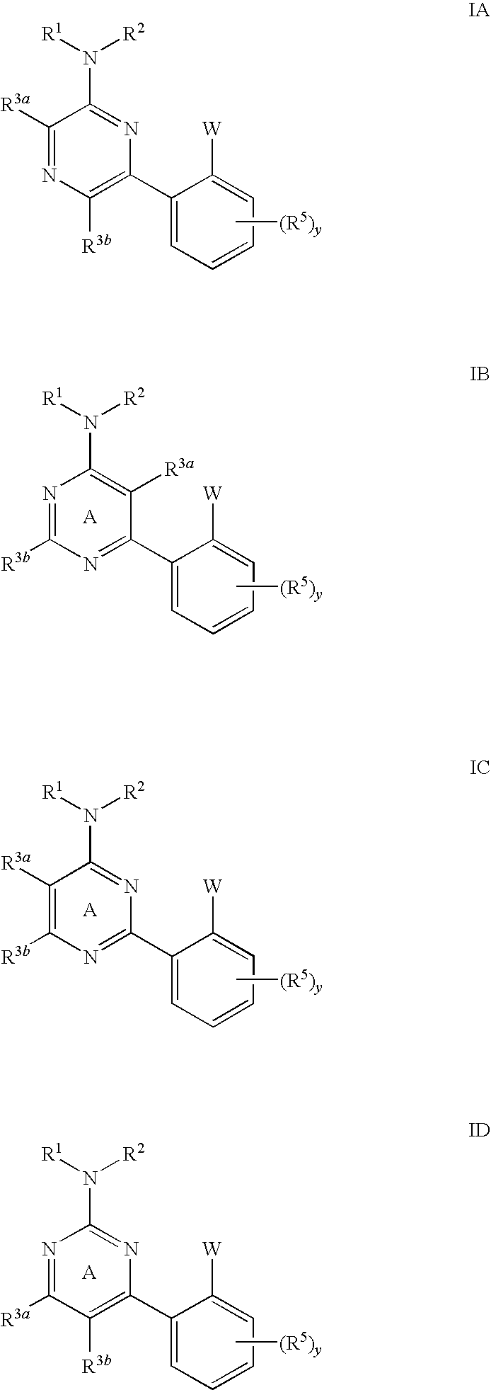 Pyrimidines and pyrazines useful as modulators of ion channels