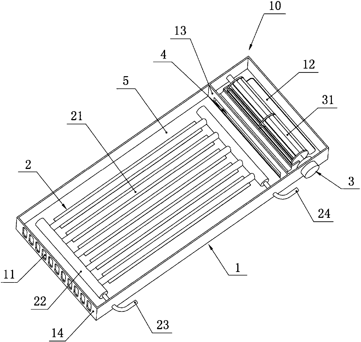 Evaporator and solar heat pump water heater