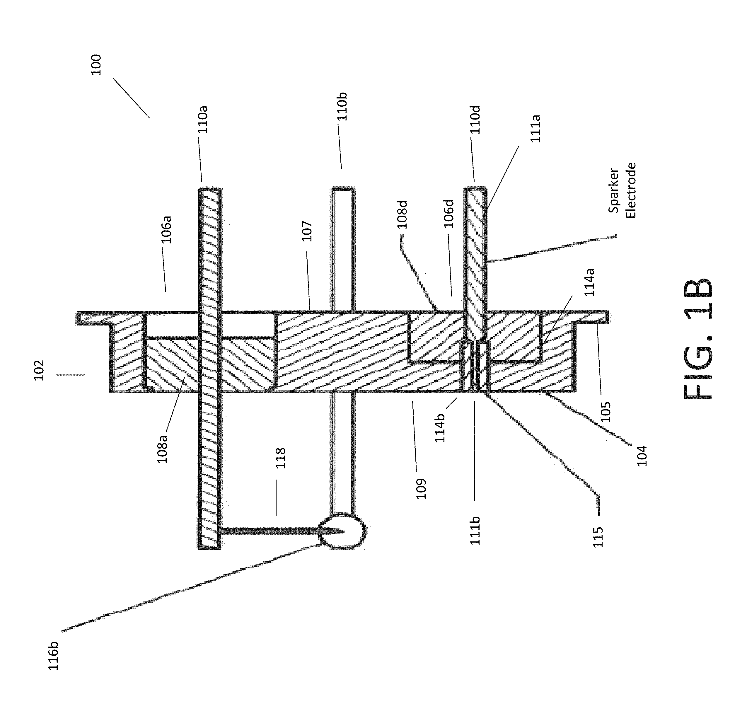 Sparker for flash lamp