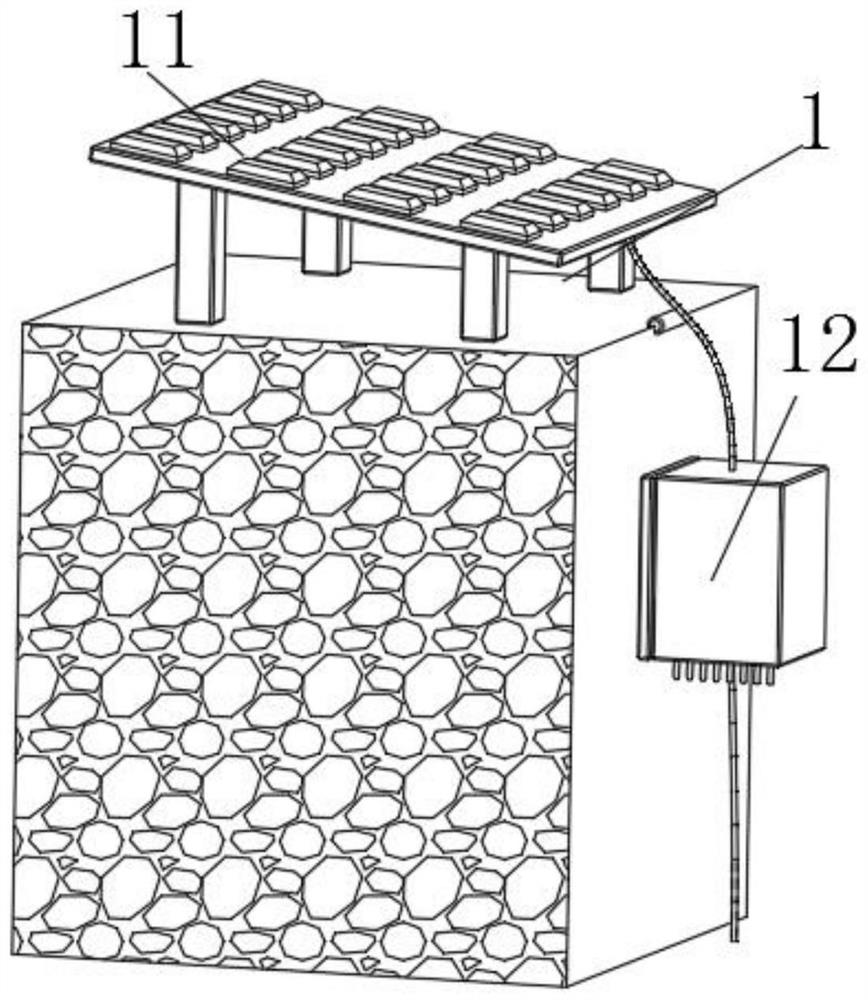 Solar power transmission heat dissipation device and use method thereof