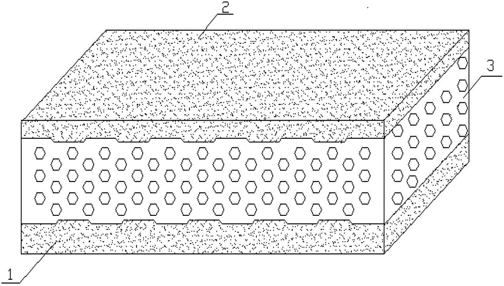 Foamed cement sandwich outer wall thermal insulation board