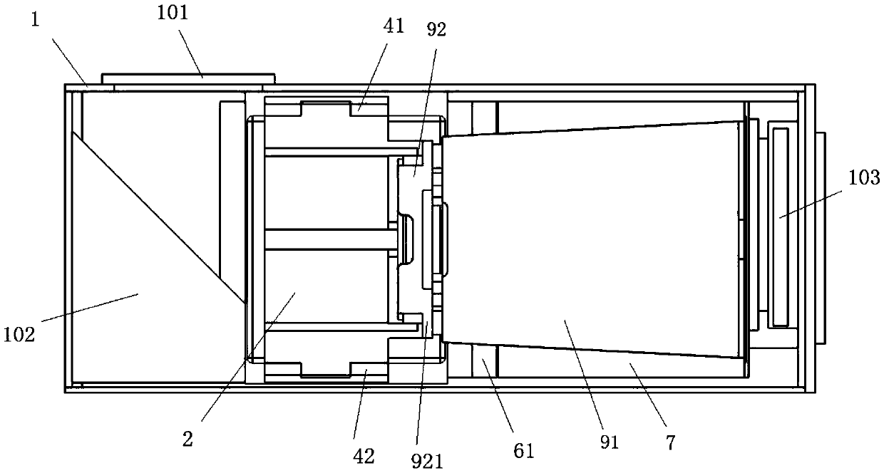 Driving structure and periscope type camera module