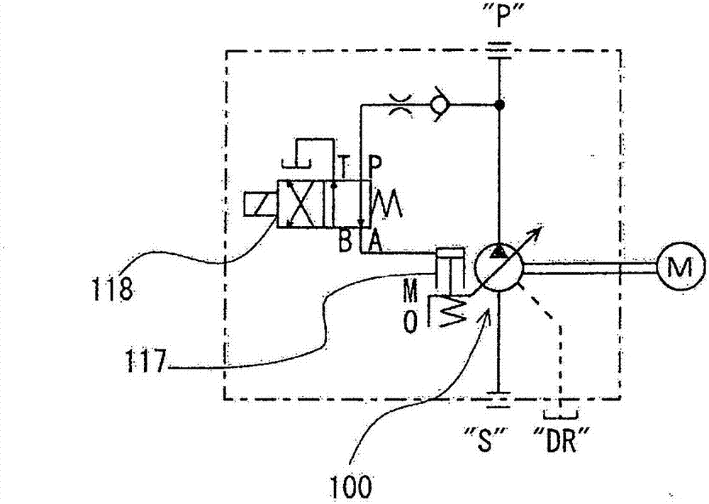 Rotational-speed-controlling variable piston pump