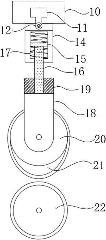 Regulating device for optimizing vibration frequency of vibrational casting machine