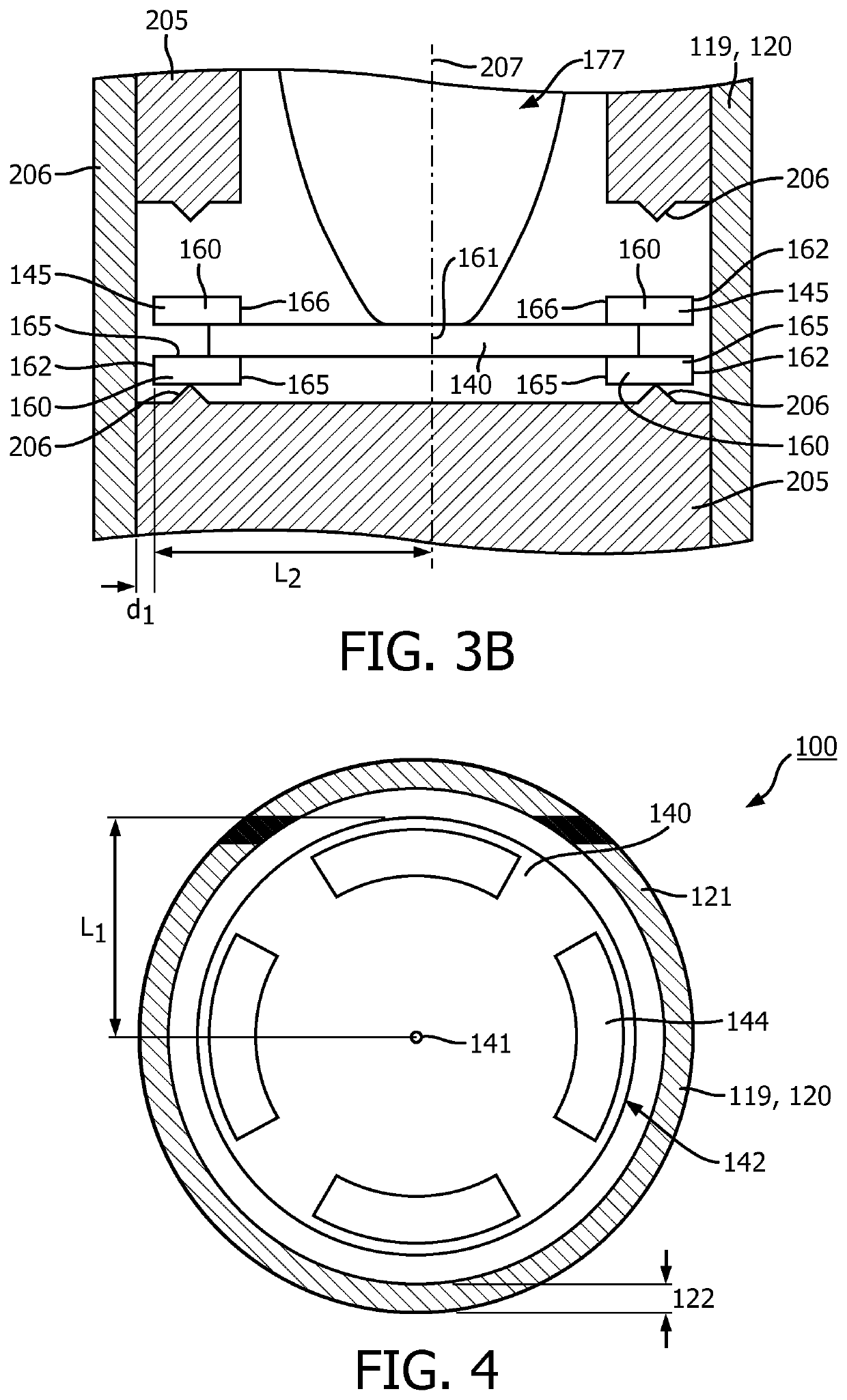 Lighting device, lighting device element, and processes for the production thereof