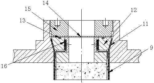 Multi-parameter device for monitoring coal and gas outburst under condition of multi-field coupling