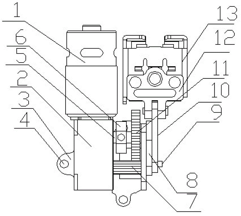 Large-scale integrated hand-operated and electric-driven operation brake separating and closing device