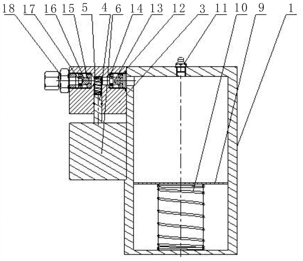 Power-supply-free automatic lubricating and oil supplying device for elevator head sheave sliding bearing