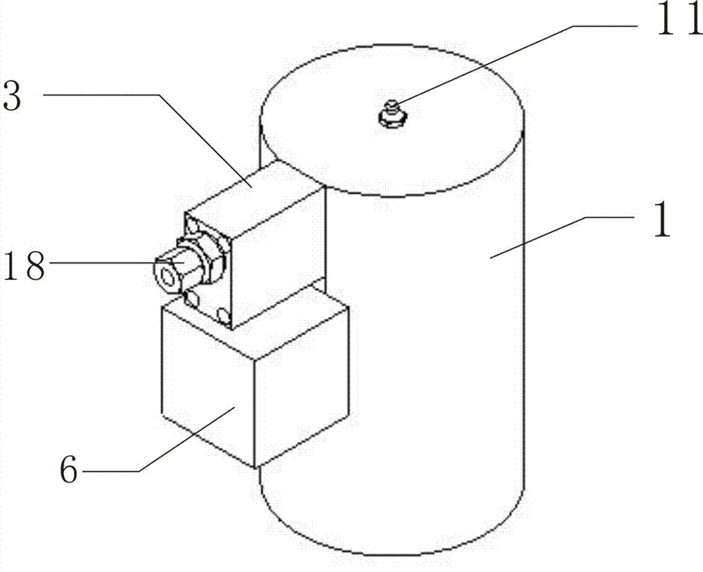 Power-supply-free automatic lubricating and oil supplying device for elevator head sheave sliding bearing