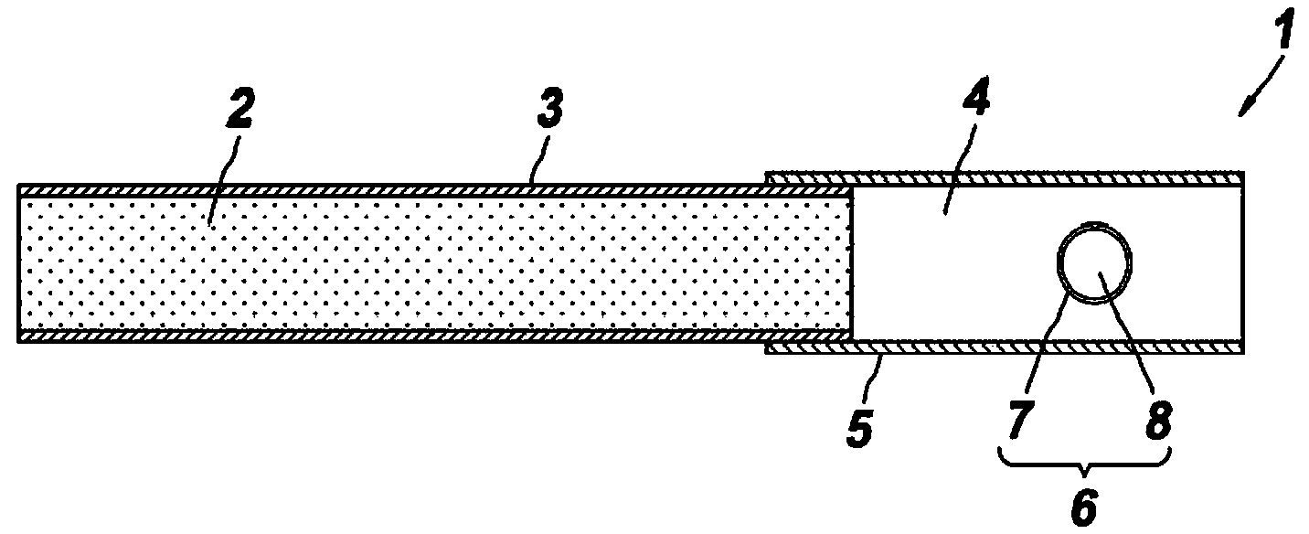 Filter containing built-in capsule, cigarette provided with filter and cigarette substitute provide with filter