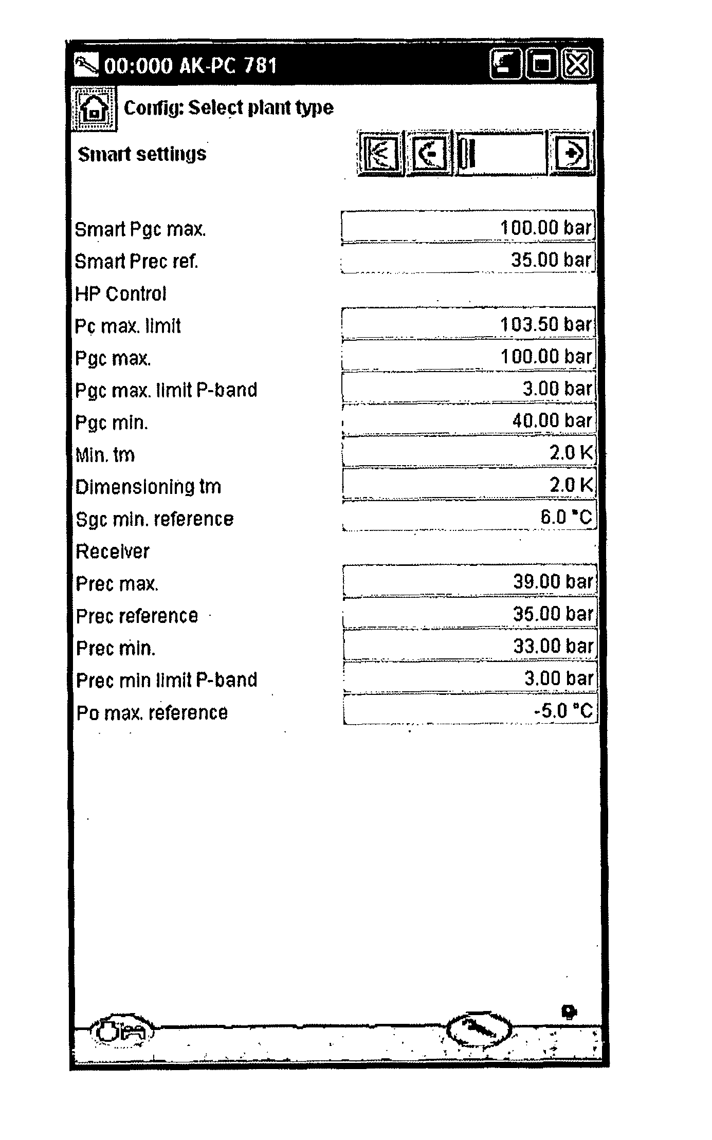 Method for configuring a refrigeration system