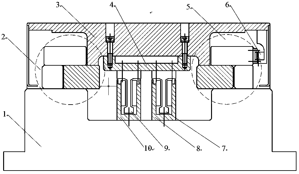 A precision direct-drive air-floating platform with adjustable damping