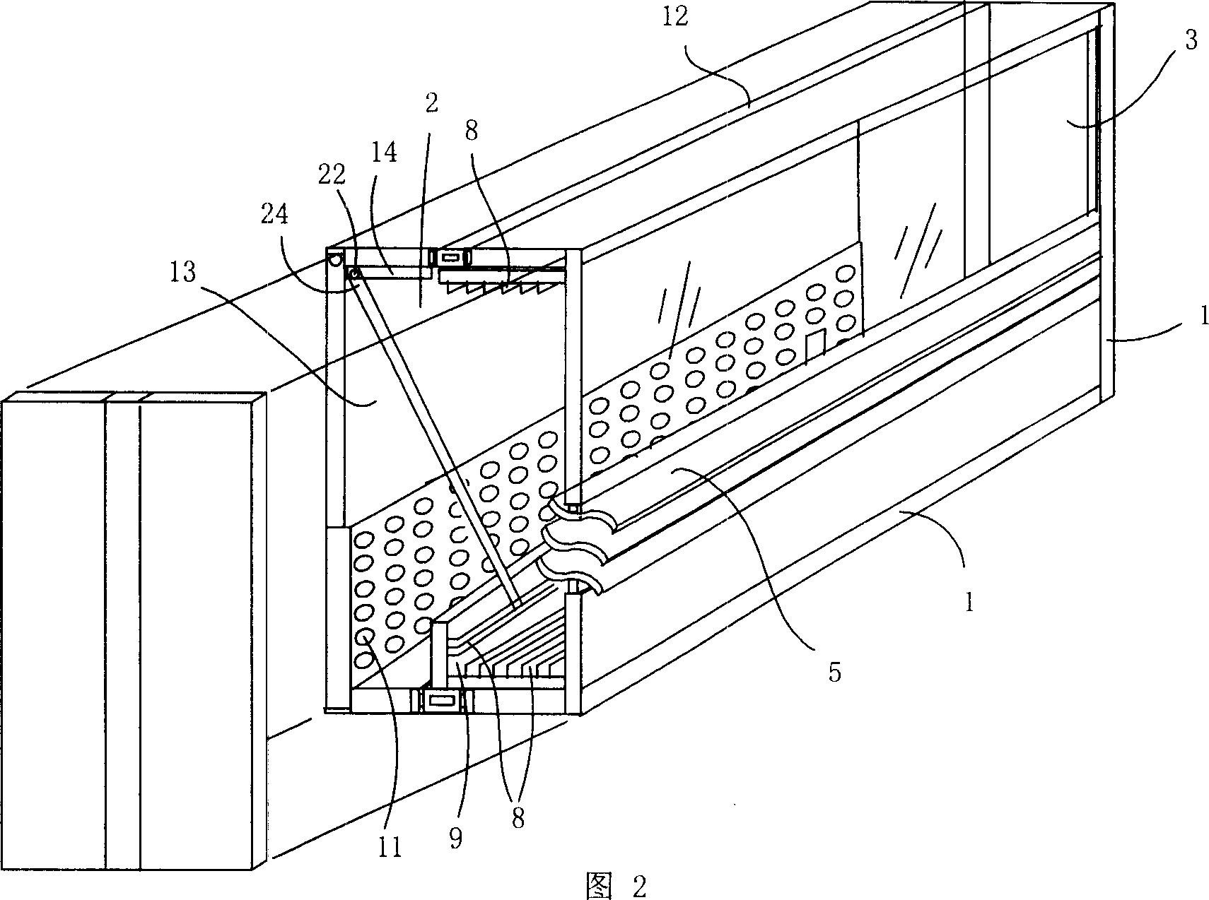 Environmental protection energy-saving ventilating noise reduction window