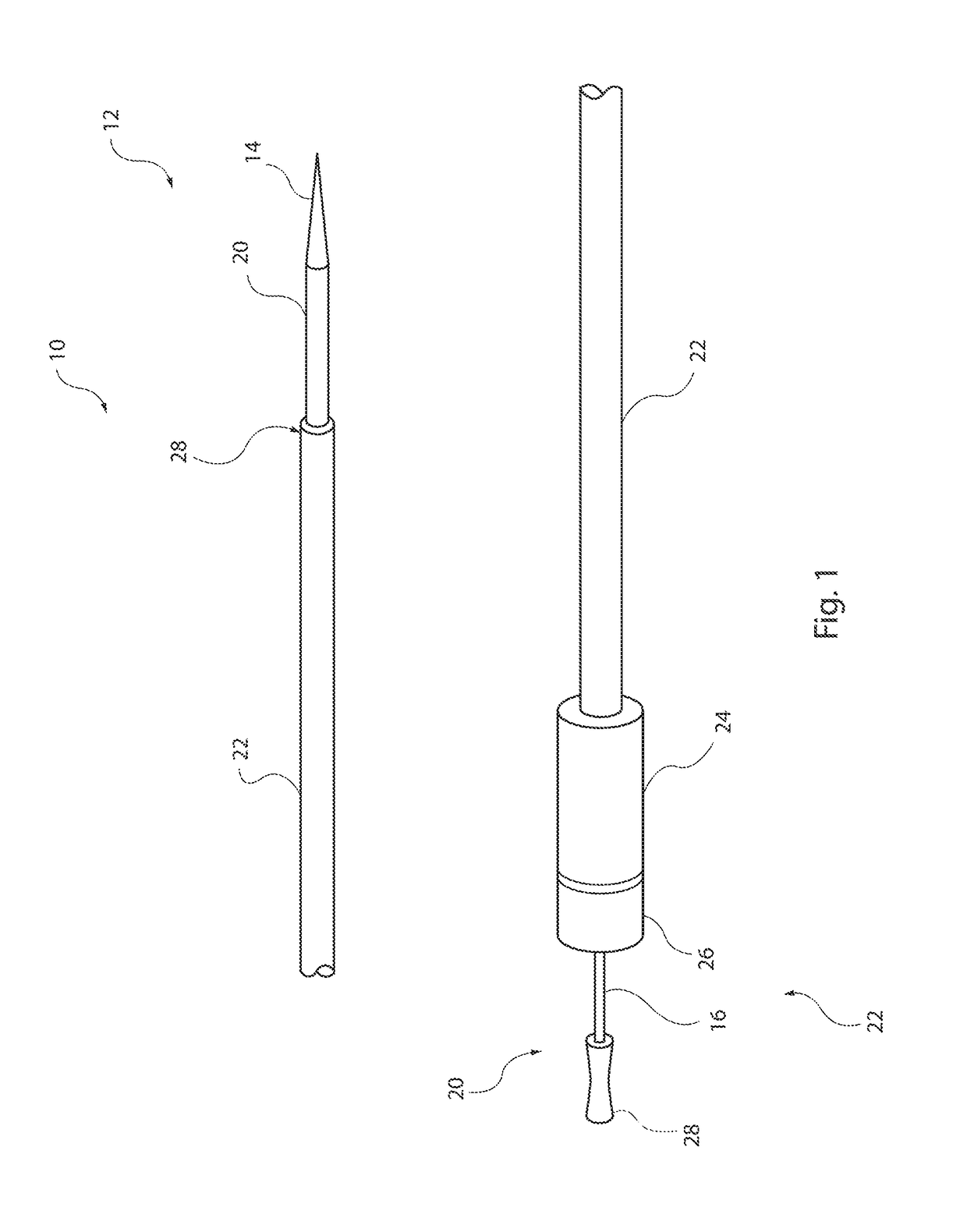 Medical device introducer assembly particularly for branched medical devices