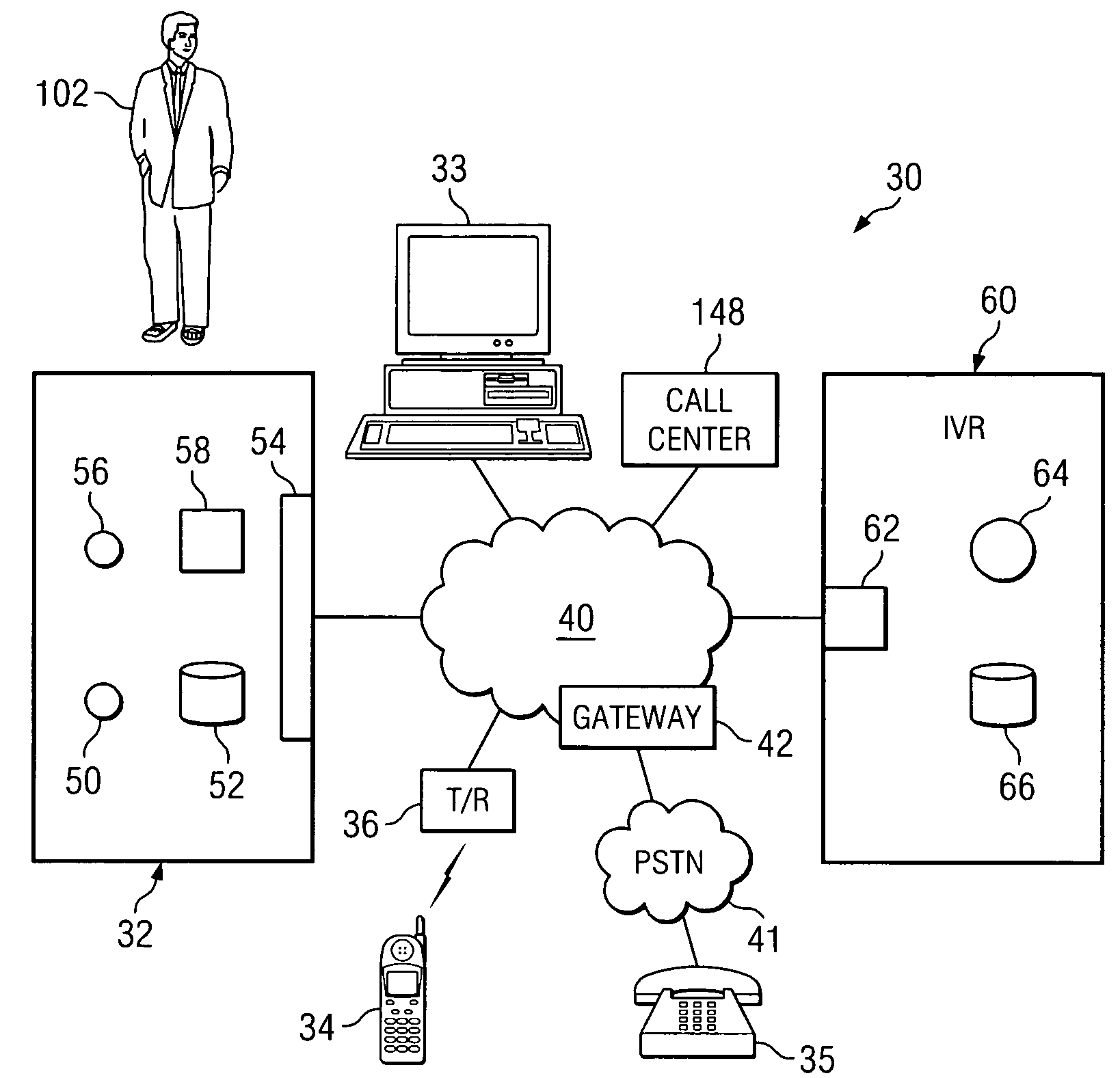 Method and system of pausing an IVR session