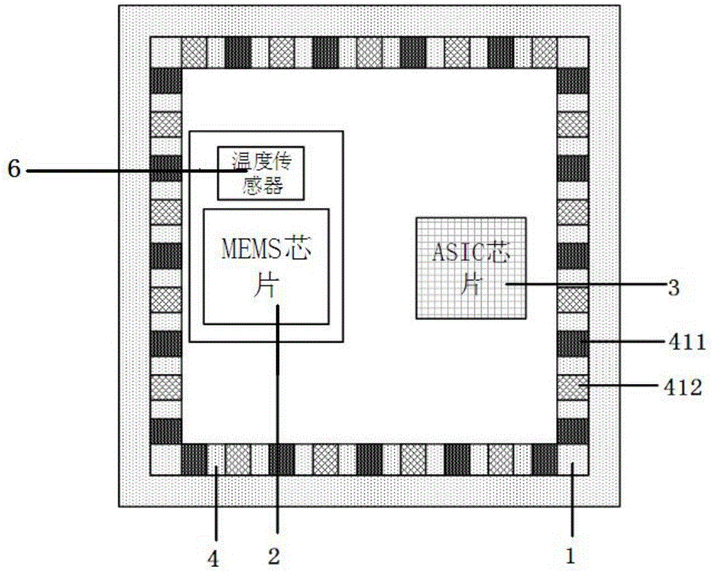 MEMS packaging structure with heat sink and electromagnetic shielding and preparation method thereof