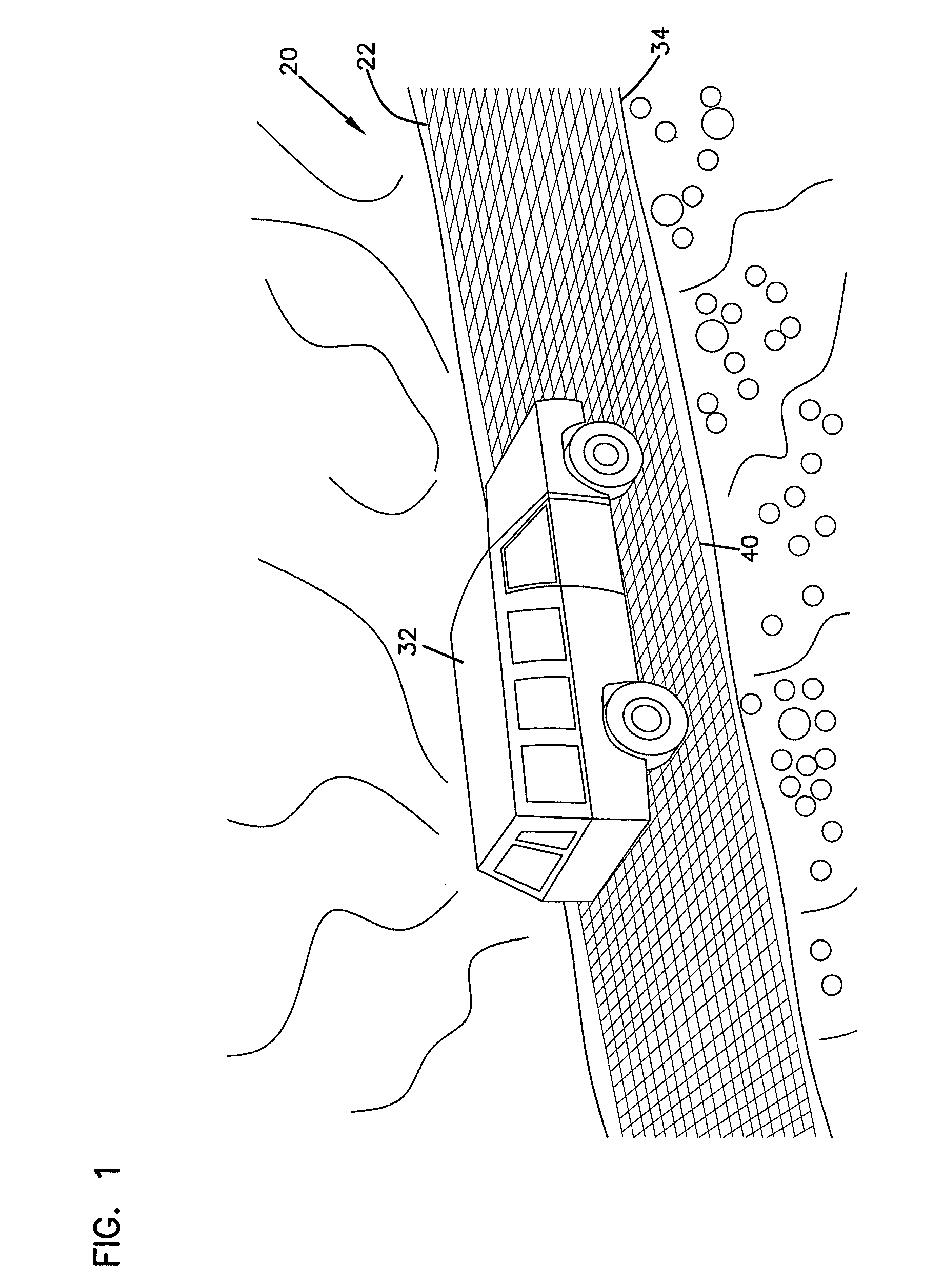 Clamp device for portable porous pavement system