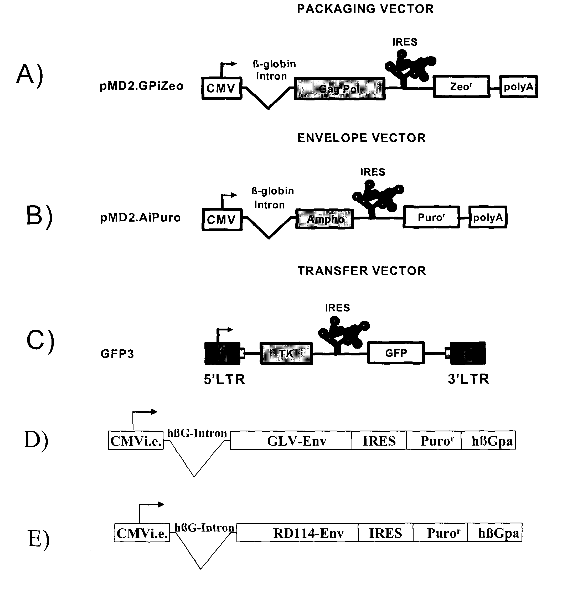 High-titer retroviral packaging cells