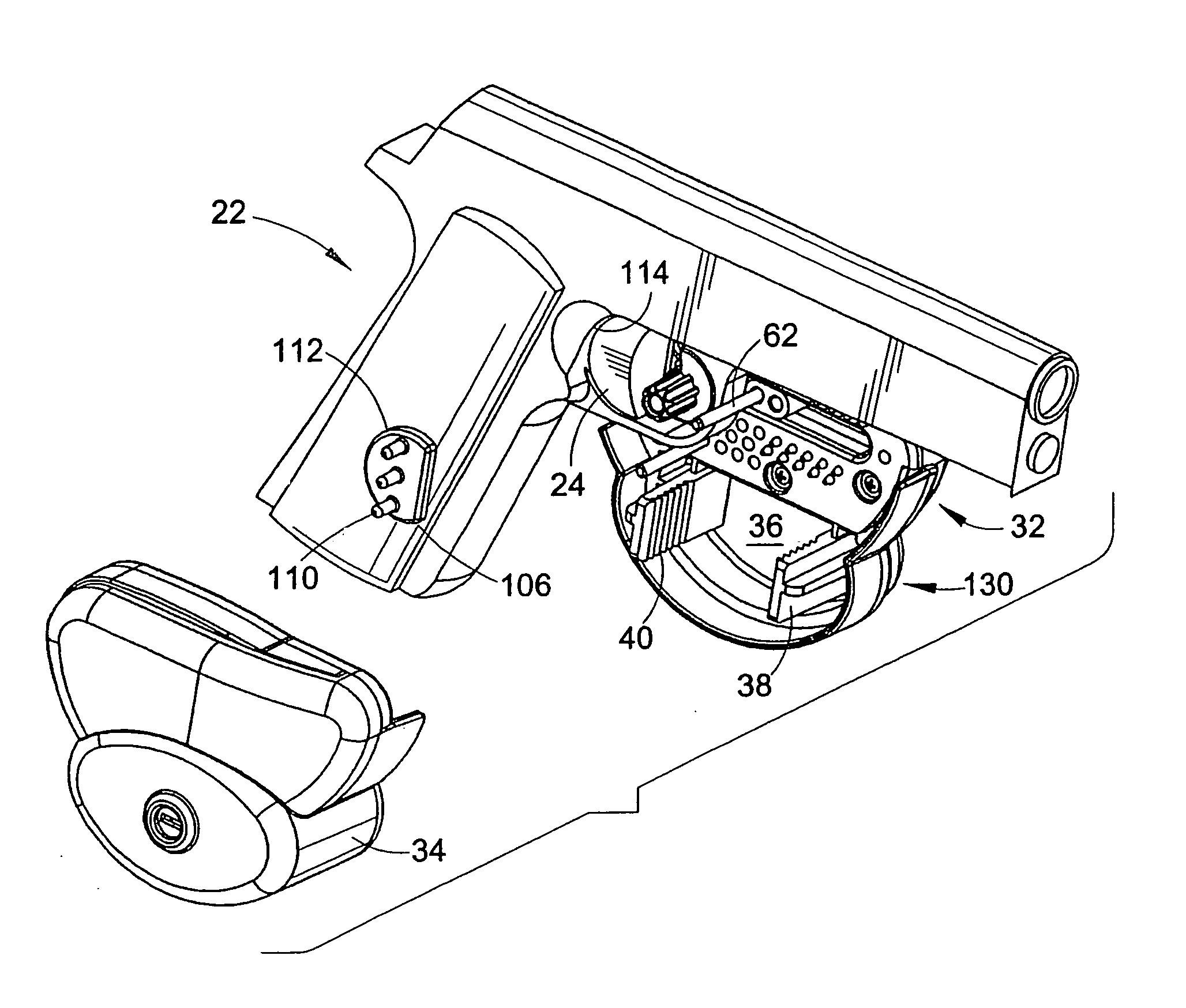 Safety device for firearms