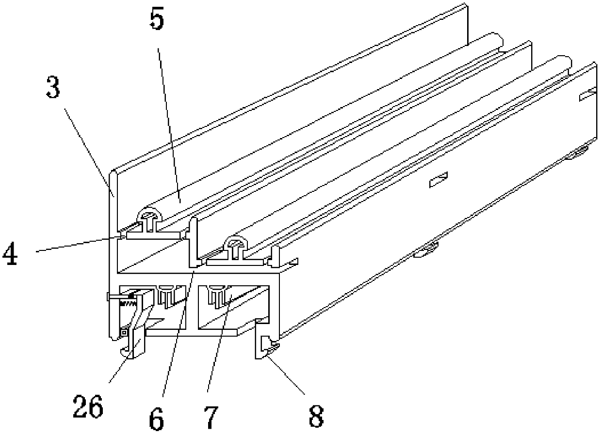 Door and window external frame strongly connected to wall body and installation method for same