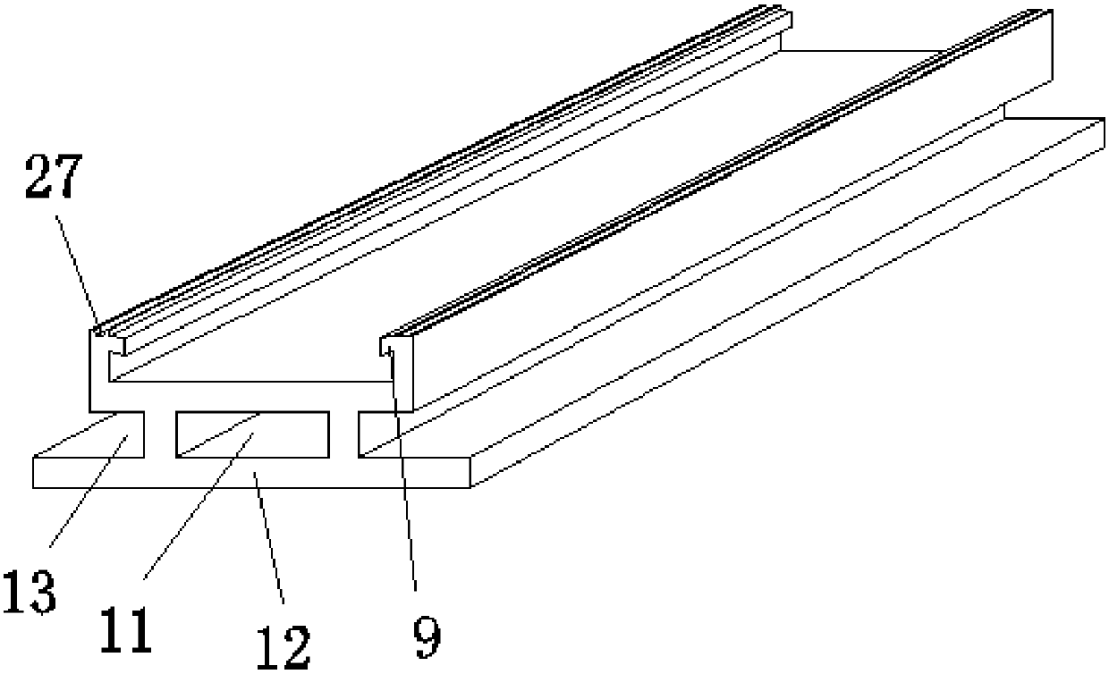 Door and window external frame strongly connected to wall body and installation method for same