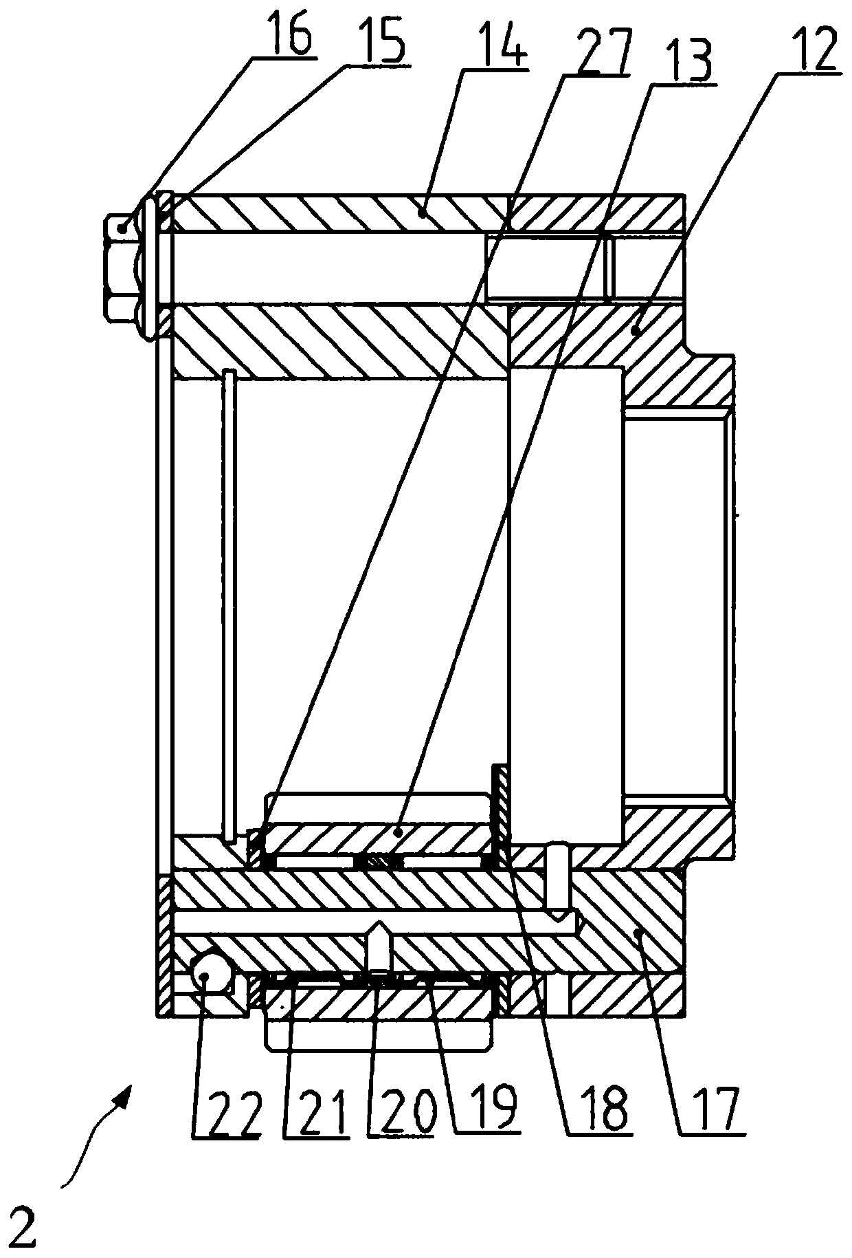 Wheel reductor structure