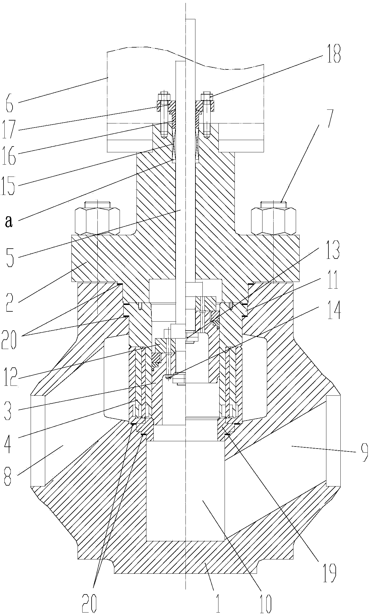 Main water supply bypass regulating valve