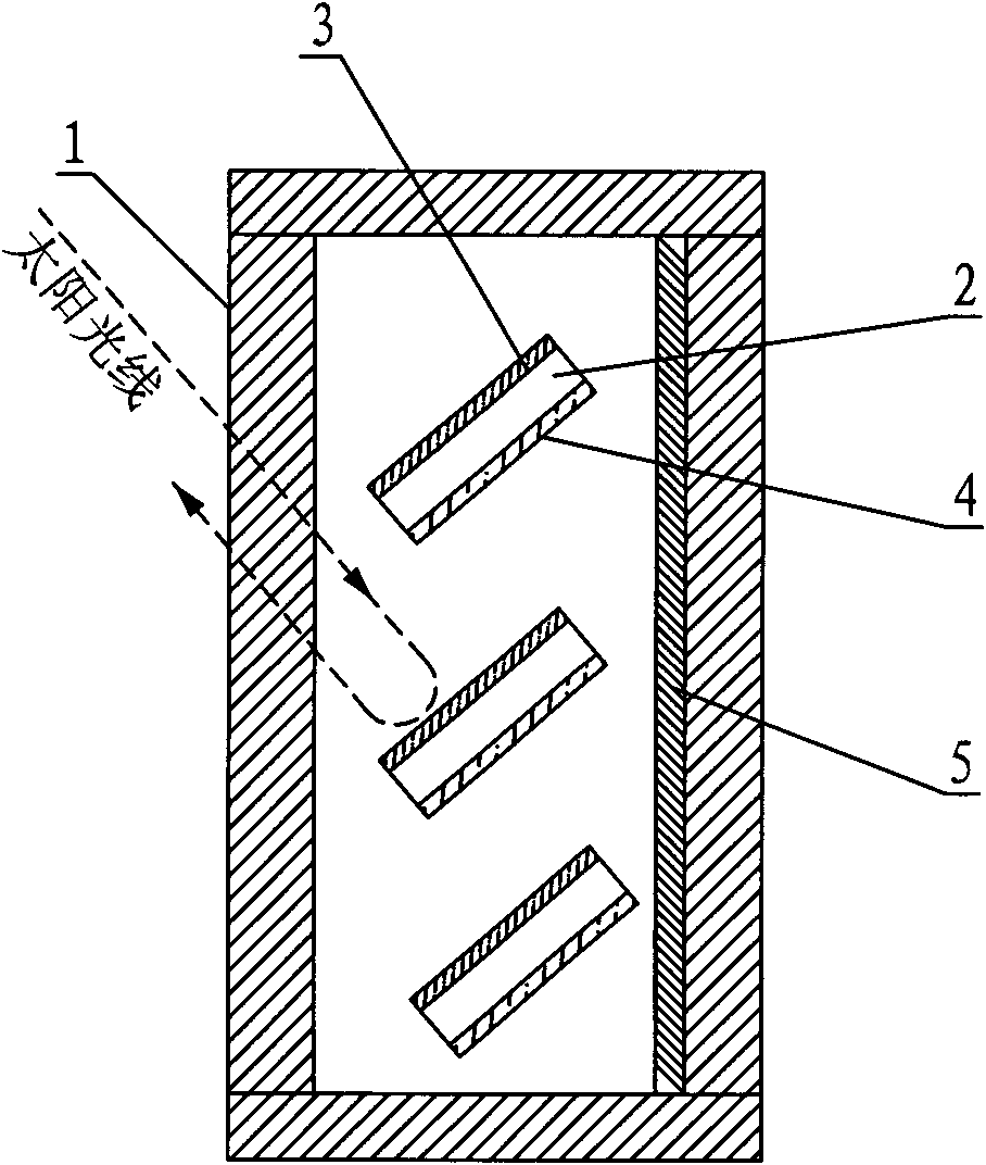 Heat insulating type sun-shading energy saving device