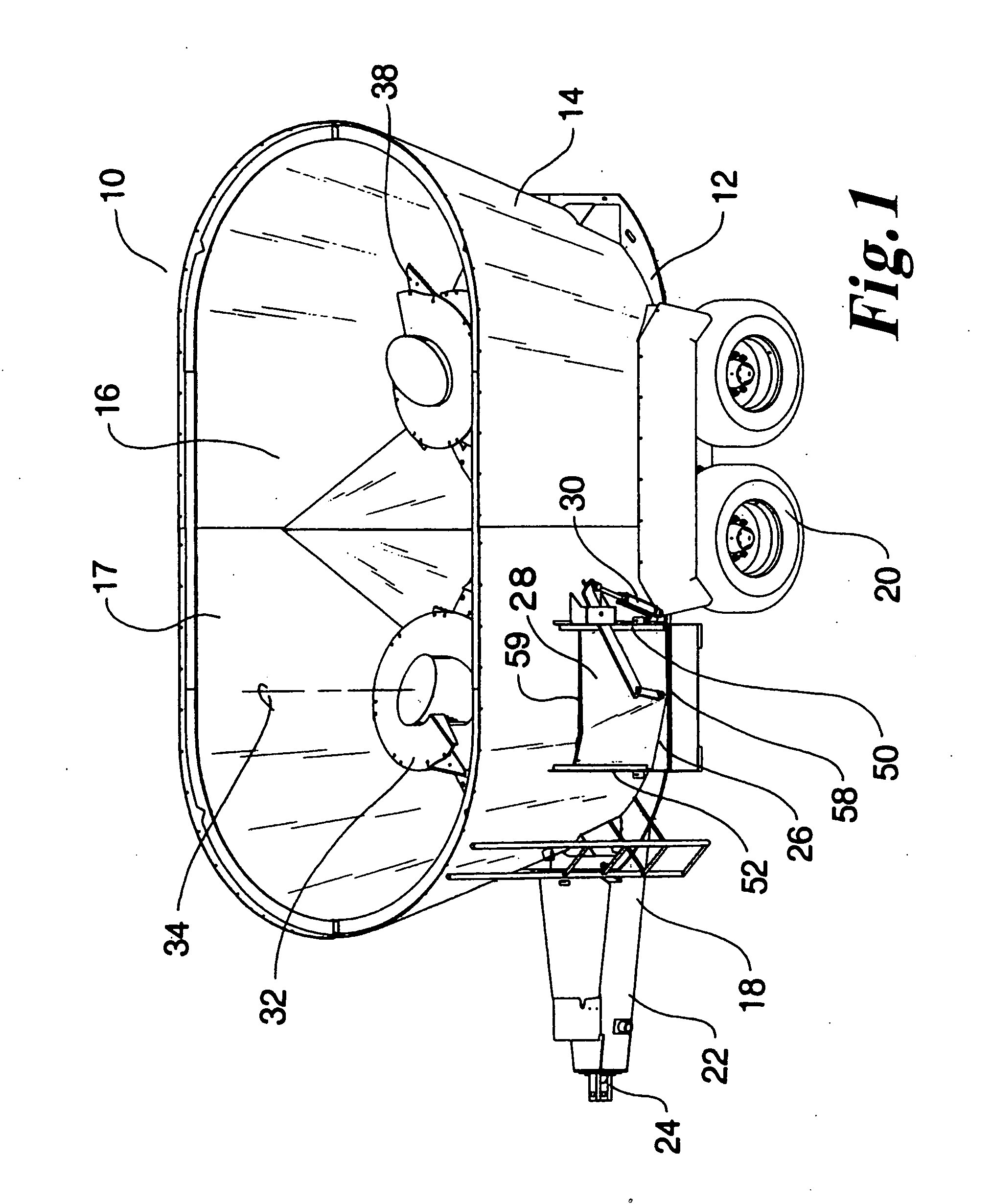 Swept kickers for vertical mixer augers