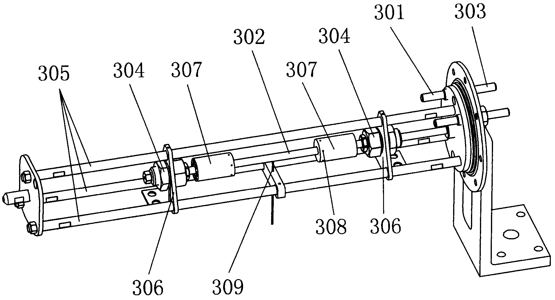 A high-temperature internal pressure fatigue testing machine