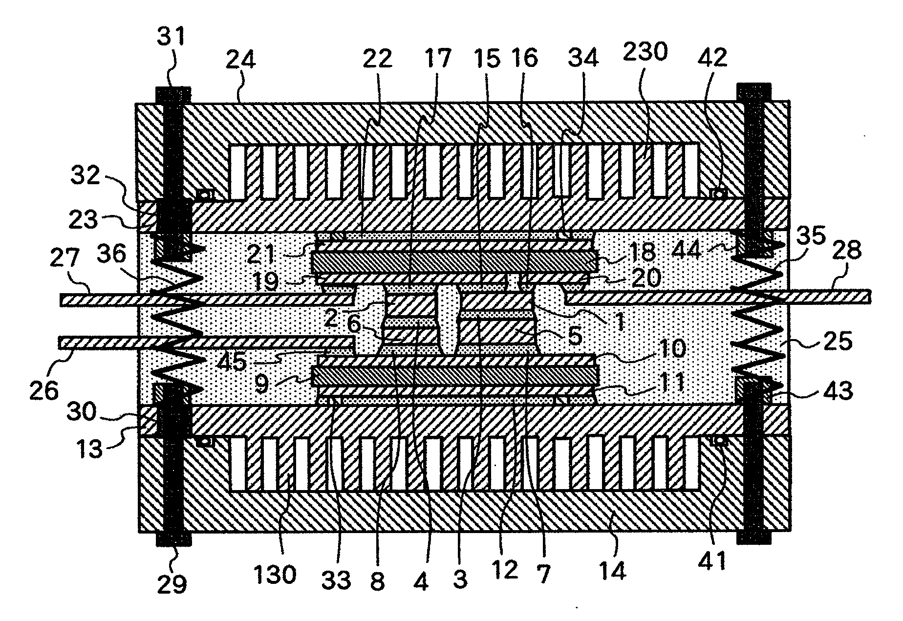 Method for power semiconductor module fabrication, its apparatus, power semiconductor module and its junction method