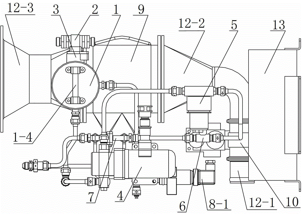 Airborne small-scale liquid cooling device