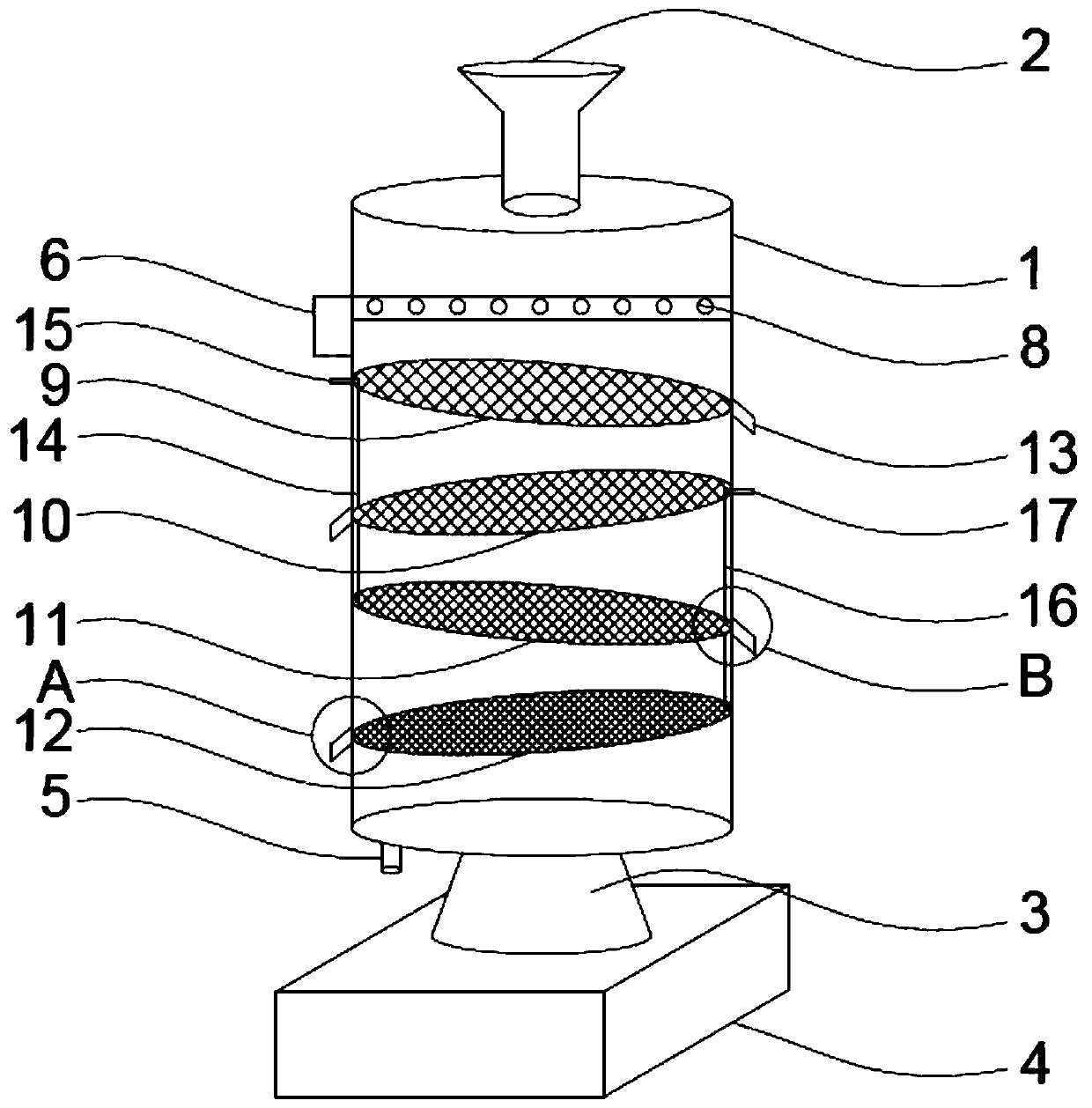 Tidal flat shellfish cleaning and grading device