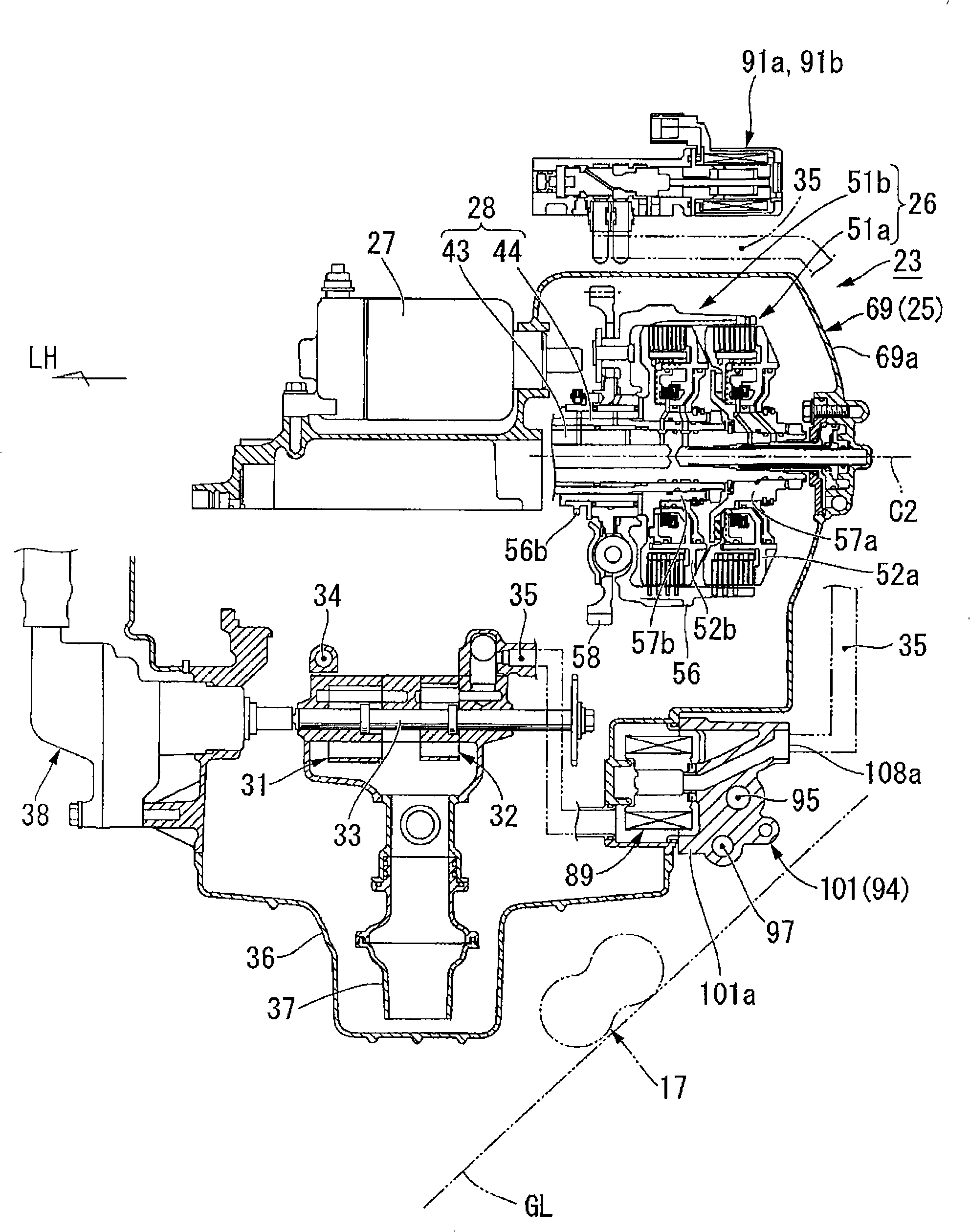 Gear shift device