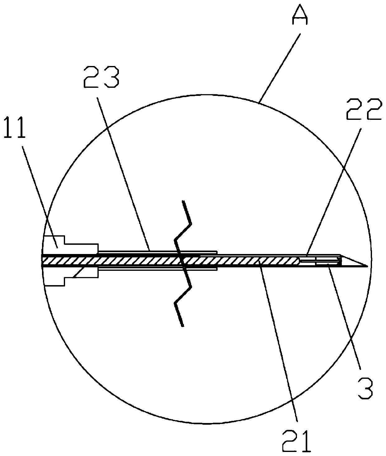 Hinge block meniscus stitching instrument