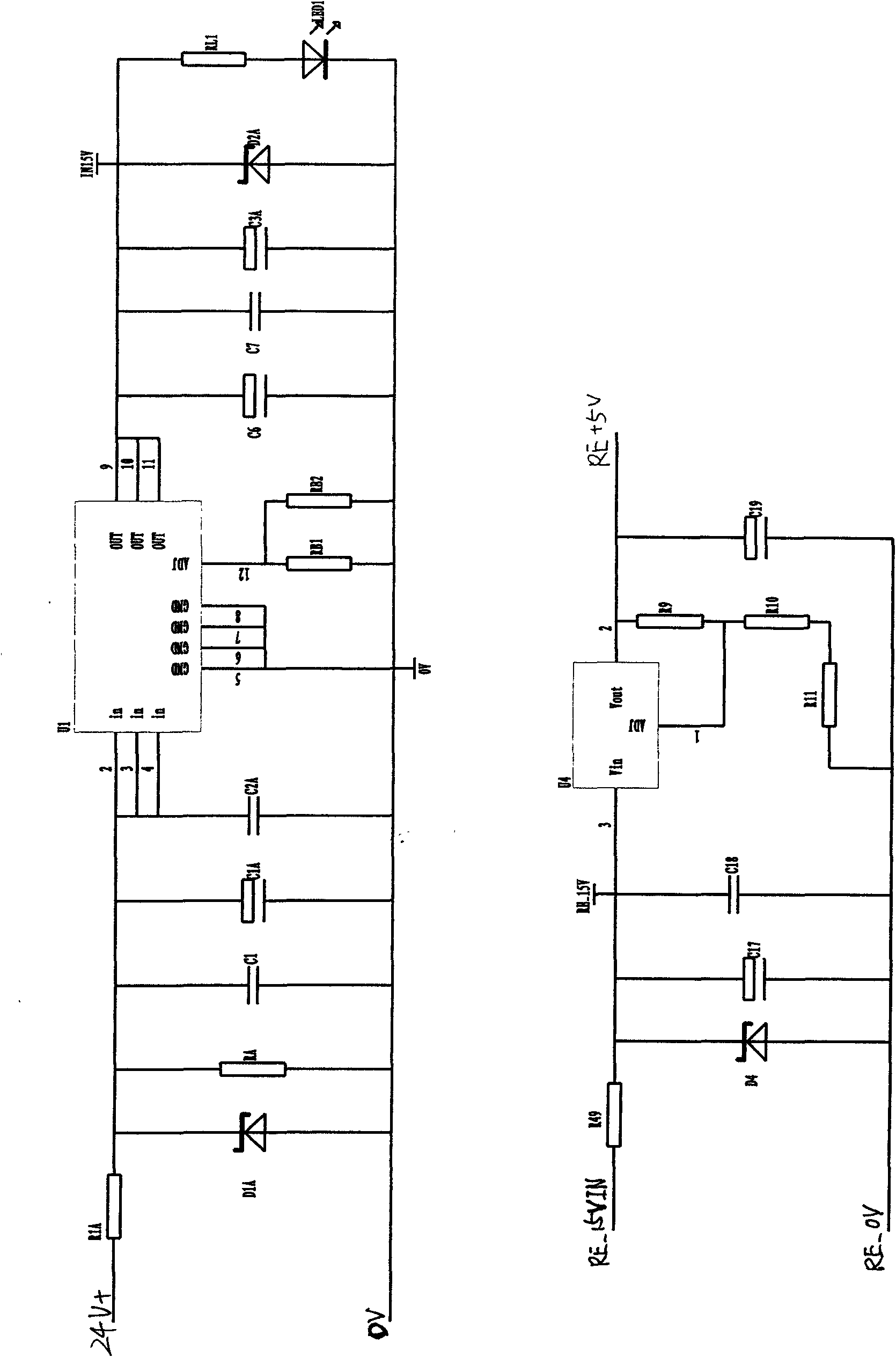 Simplified driving circuit of high-voltage converter