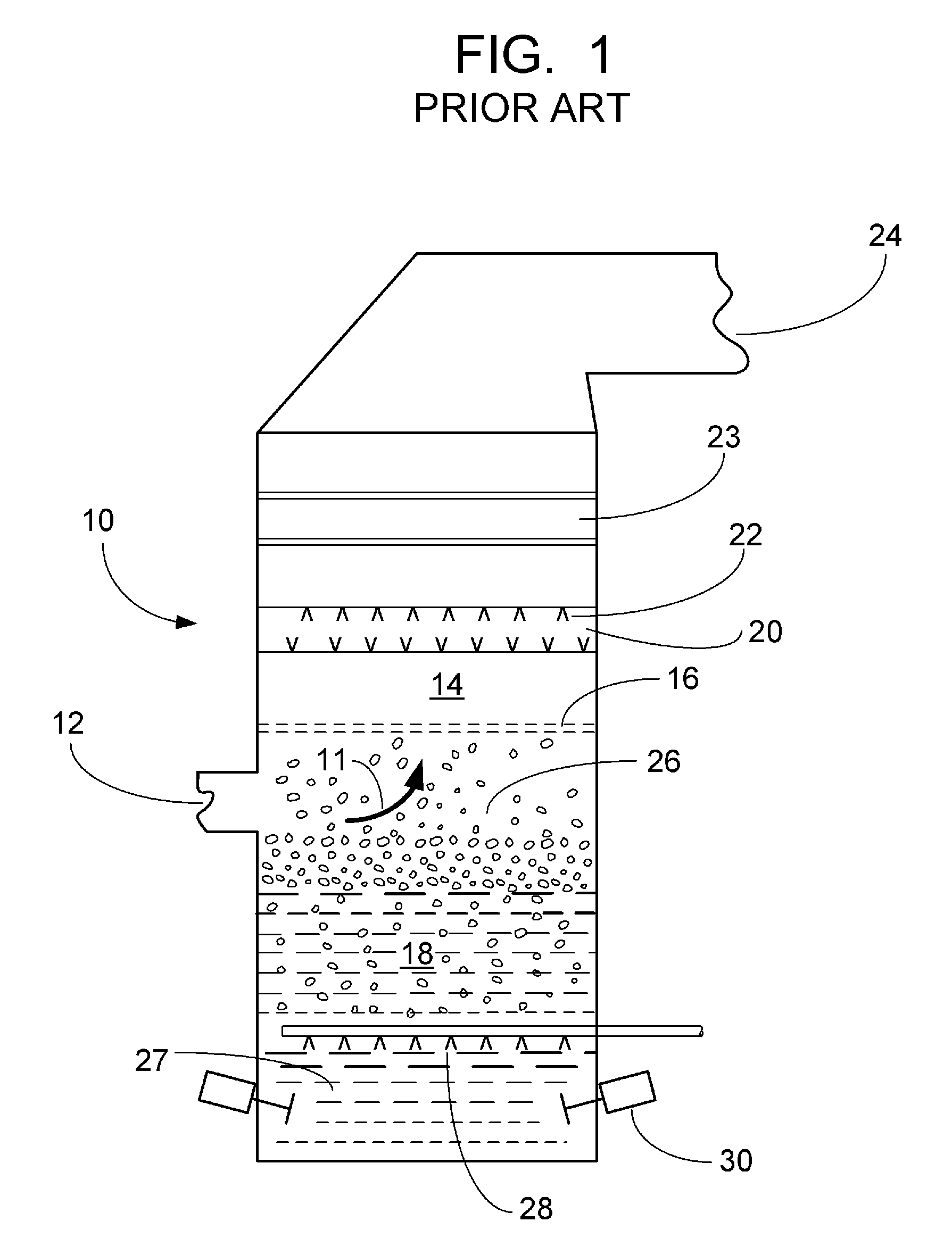 Segregated in-situ forced oxidation wet flue gas desulfurization for oxygen-fired fossil fuel combustion