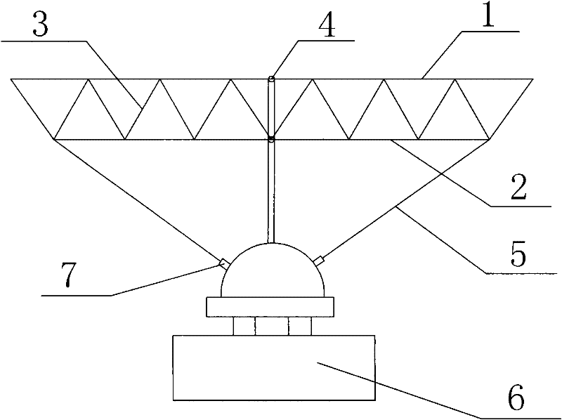 Solar energy collection grid structure