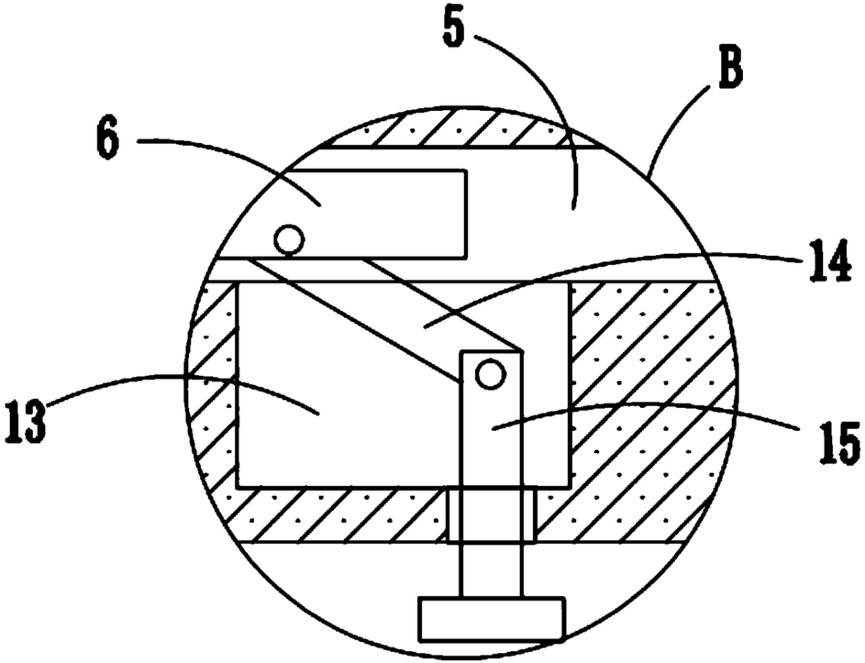 Convenient-charging casting die rack