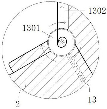 Dust suppression type material guide mechanism for building mortar processing