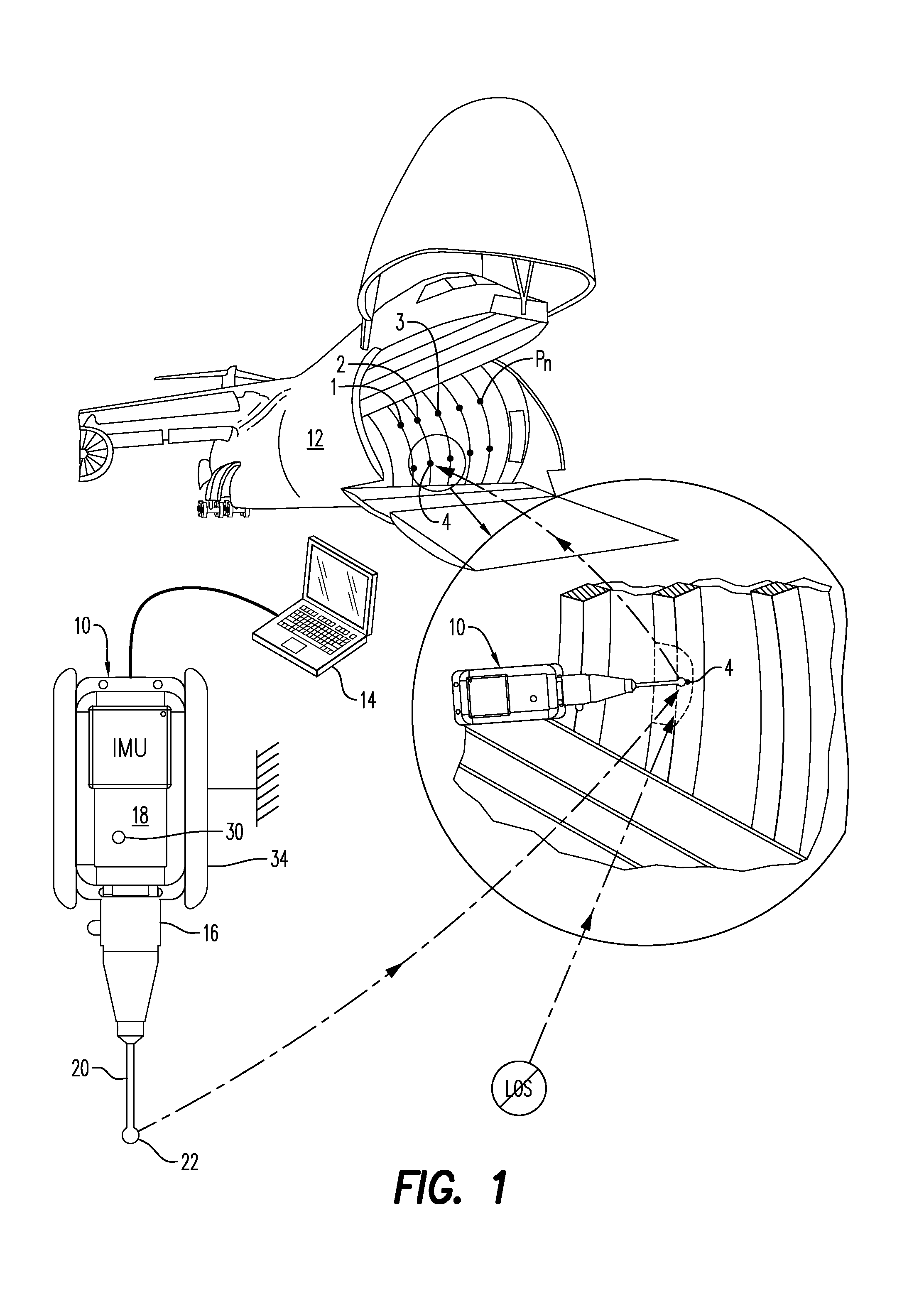 Inertial dimensional metrology