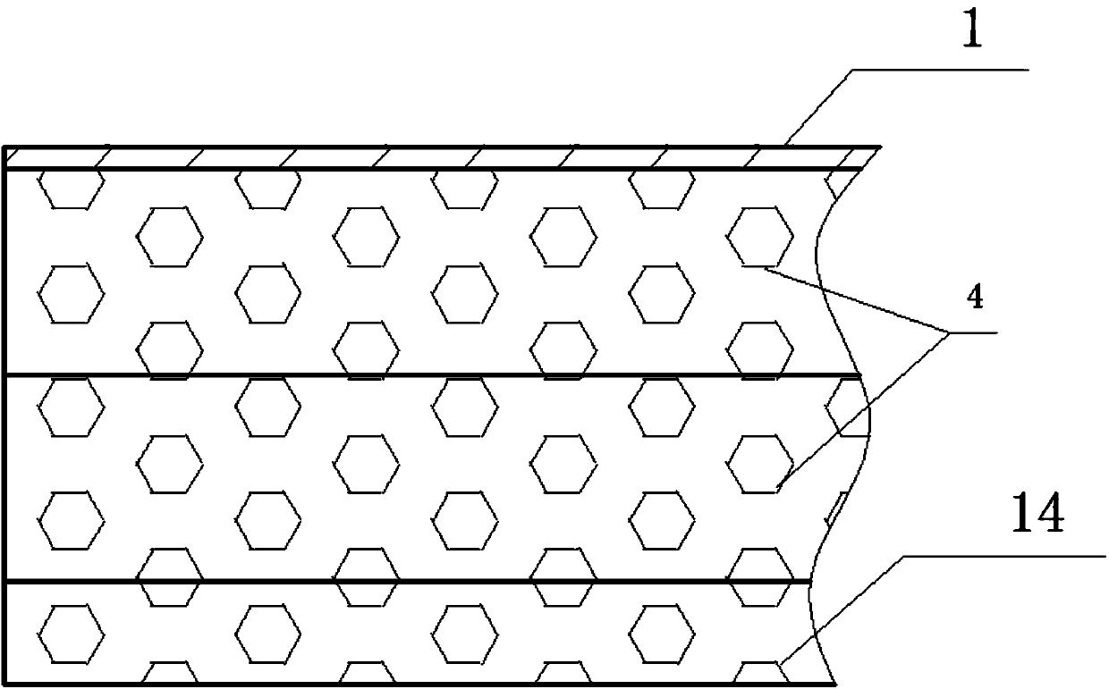 Composite material taekwondo pad with sandwich made from XPE