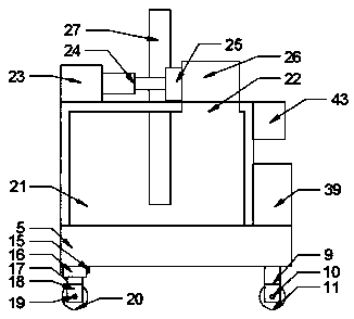 Automatic feeding device used for livestock breeding