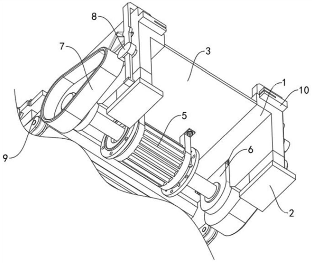 Forming device for plastic environment-friendly materials