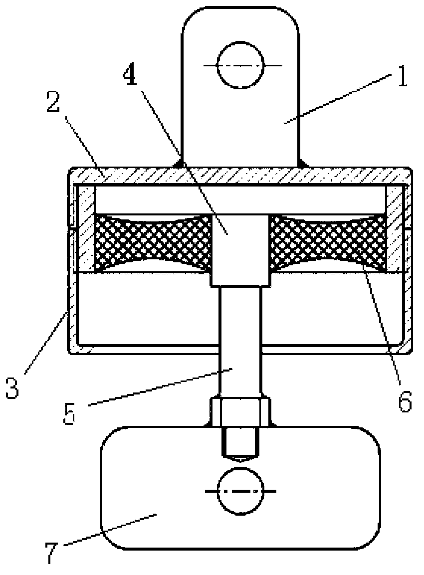 Viscoelastic damping anti-galloping device