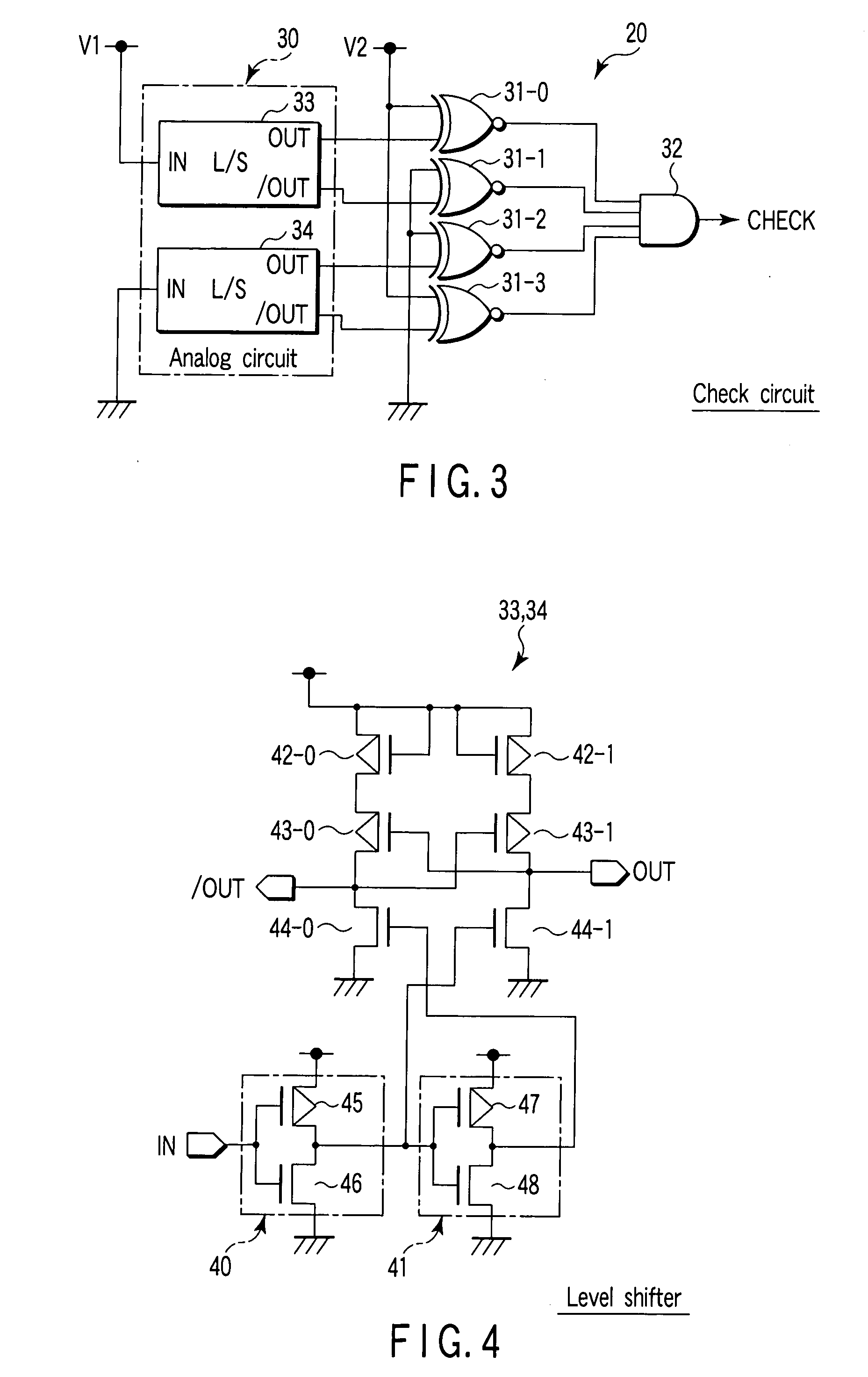 Semiconductor integrated circuit device with power-on reset circuit for detecting the operating state of an analog circuit